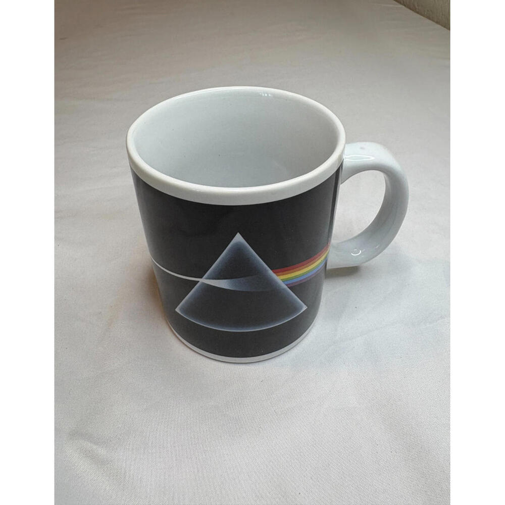 Pink Floyd Dark Side of the Moon Coffee Mug Vandor 2010 Licensed Ceramic Cup